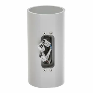 Best Egger Applique d'extérieur LED Tubo, blanc, Ø 9 cm, aluminium, up/down Éclairage Extérieur Professionnel