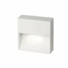 Outlet Egger Applique d'extérieur LED Vigo Q, blanc 11x11 cm Alu 3.000 K Éclairage Extérieur Professionnel