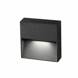 Cheap Egger Applique d'extérieur LED Vigo Q noir 11x11 cm Alu 3.000 K Éclairage Extérieur Professionnel