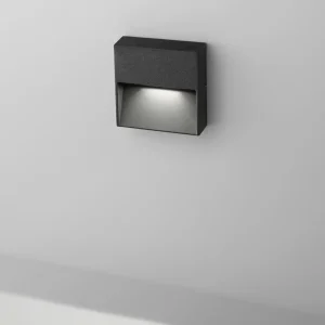 Cheap Egger Applique d'extérieur LED Vigo Q noir 11x11 cm Alu 3.000 K Éclairage Extérieur Professionnel