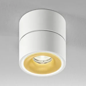 Cheap Egger Clippo S spot pour plafond LED, blanc/doré Éclairage De Magasins
