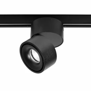 New Egger Clippo spot LED sur rail, dim-to-warm noir Éclairage De Magasins