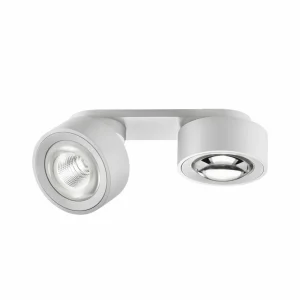 Clearance Egger Spot LED Clippo Optic Duo, blanc/blanc, à 2 lampes, DTW Éclairage De Magasins