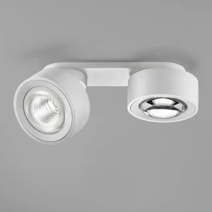 Clearance Egger Spot LED Clippo Optic Duo, blanc/blanc, à 2 lampes, DTW Éclairage De Magasins