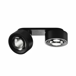 Best Egger Spot LED Clippo Optic Duo, noir/noir, à 2 lampes DTW Éclairage De Magasins