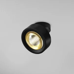 Cheap Egger Spot LED Clippo Optic, noir/or, Ø 12 cm, DTW Éclairage De Magasins