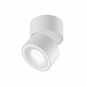 Cheap Egger Spot pour plafond LED Clippo, blanc/blanc, Ø 10 cm, DALI, DTW Éclairage De Magasins