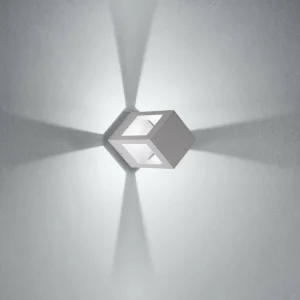 New Egger York potelet LED gris, 20 cm Éclairage Extérieur Professionnel