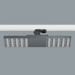Outlet Jilly 230V 15W oval wide 830 noir/argent Éclairage De Magasins