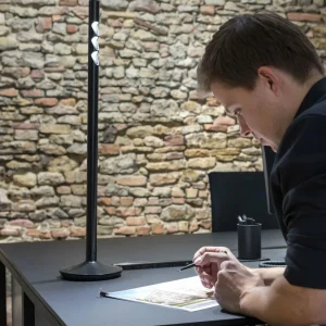 Online Lucy lampe à poser LED à pied, noire 840 Éclairage De Bureau