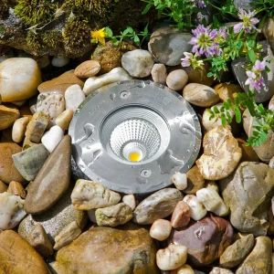 Fashion Meerkat, rond, 60°, inox, 6W, 3.000 K Éclairage Extérieur Professionnel