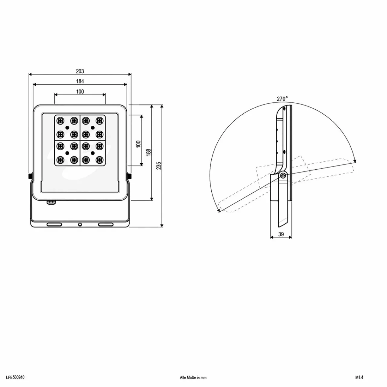 evn_panthera_projecteur_dextrieur_led_ip_w_k_0-1.webp Outlet Panthera Projecteur d'extérieur LED IP65 50W 4.000K Éclairage Extérieur Professionnel