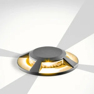 Fashion Scopum spot LED encastrable rond 4 lampes Éclairage Extérieur Professionnel