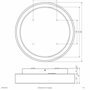 Store Tectum plafonnier d'extérieur LED rond, 25 cm Éclairage Extérieur Professionnel