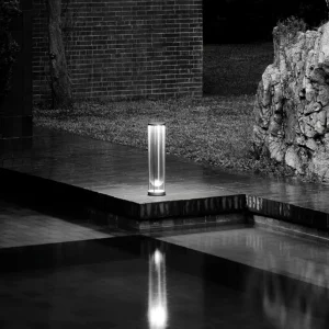 Best FLOS In Vitro Bollard 3, 2.700 K, 90 cm, blanc Éclairage Extérieur Professionnel