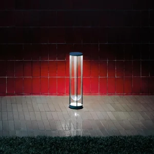 Shop FLOS In Vitro Bollard 1, 2.700 K, 40 cm, blanc Éclairage Extérieur Professionnel