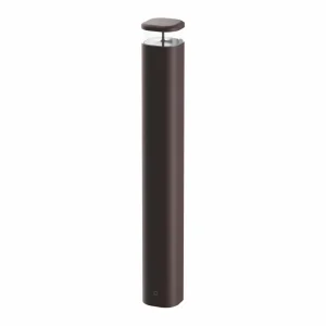 Best FLOS Pointbreak Bollard 2, 2 700K brun foncé 90cm Éclairage Extérieur Professionnel