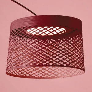 Discount Twiggy Grid lampadaire arqué LED, carmin Éclairage Extérieur Professionnel