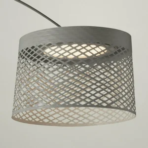 Online Twiggy Grid lampadaire arqué LED, grège Éclairage Extérieur Professionnel