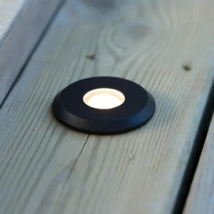 Clearance Garden 24 Decklight, noir, lumière en haut, 3W Éclairage Extérieur Professionnel