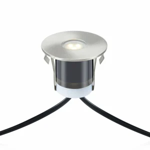 Store Garden 24 Decklight set de 3 pièces en argent, 3x0,8W Éclairage Extérieur Professionnel