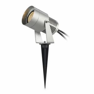 Shop Garden 24 spot LED, argent, 3 watts Éclairage Extérieur Professionnel