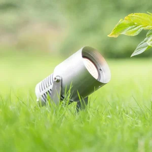 Shop Garden 24 spot LED, argent, 3 watts Éclairage Extérieur Professionnel