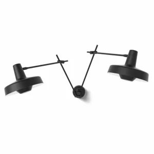 Cheap Arigato applique 2 lampes 70 cm noire Éclairage De Bureau