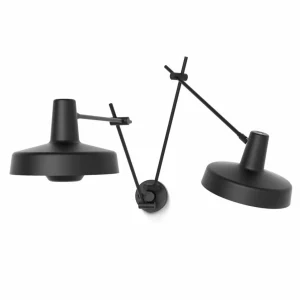 Cheap Arigato applique 2 lampes 70 cm noire Éclairage De Bureau