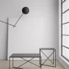 Discount Arigato mur à 1 lampe 110cm Ø23cm noir Éclairage De Bureau