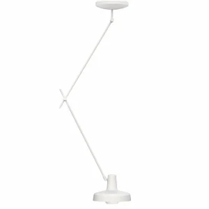 Online Arigato Plafond à 1 lampe 110cm Ø23cm blanc Éclairage De Bureau