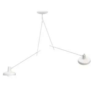 Best Sale Arigato Plafonnier à 2 lampes 110cm blanc Éclairage De Bureau