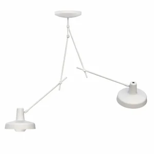 Shop Arigato Plafonnier à 2 lampes 70cm blanc Éclairage De Bureau