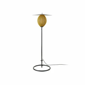 Discount lampadaire d'extérieur Satellite, IP65, noir/or moutarde Éclairage Extérieur Professionnel