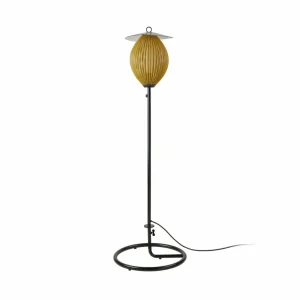 Discount lampadaire d'extérieur Satellite, IP65, noir/or moutarde Éclairage Extérieur Professionnel