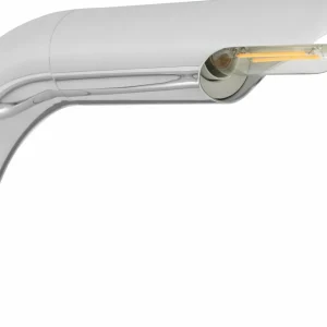 Hot lampe à poser Aspide, chrome poli, pivotant Éclairage De Bureau