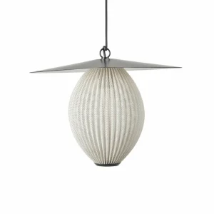Best Sale suspension d'extérieur Satellite, 45x27 cm, noir/blanc crème Éclairage Extérieur Professionnel