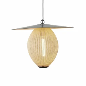 Fashion suspension d'extérieur Satellite, 57x36 cm, noir/blanc crème Éclairage Extérieur Professionnel