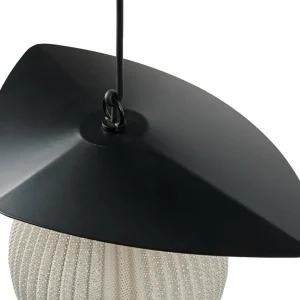 Fashion suspension d'extérieur Satellite, 57x36 cm, noir/blanc crème Éclairage Extérieur Professionnel