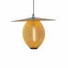 Outlet suspension d'extérieur Satellite, 57x36 cm, noir/or moutarde Éclairage Extérieur Professionnel