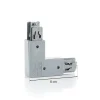 Outlet Angle 90° terre intérieur pour LKM quadro, argenté Éclairage De Magasins