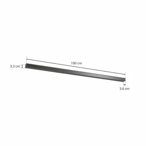 Outlet LKM Quadro rail triphasé, 1 mètre noir Éclairage De Magasins