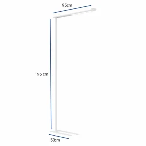 Best Sale Lampadaire de bureau LED jet dimmable, blanc Éclairage De Bureau