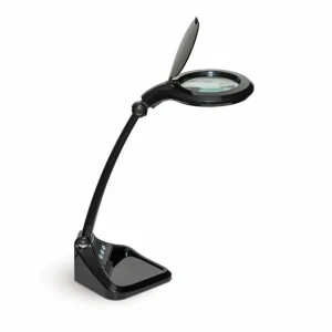 Best Sale Lampe à loupe LED iris, intensité variable, noir Éclairage Technique
