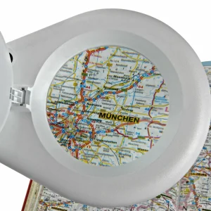 Shop Lampe à loupe LED viso avec pince, blanche Éclairage Technique
