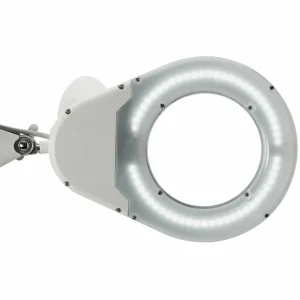 Shop Lampe à loupe LED viso avec pince, blanche Éclairage Technique