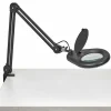 Best Lampe à loupe LED viso avec pince, noire Éclairage Technique