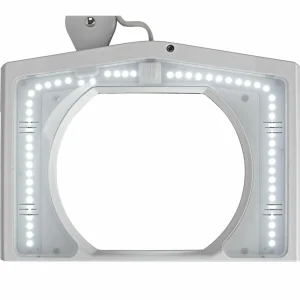 Store Lampe à loupe LED vitrum avec pince, blanche Éclairage Technique