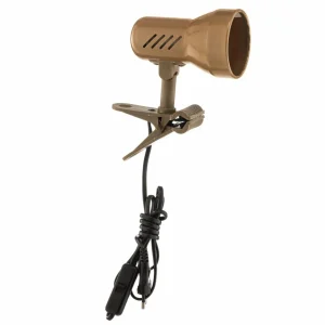 Cheap Lampe à pince KD Gold avec prise, douille E27 Éclairage De Bureau