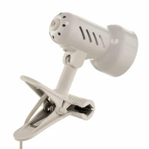 Clearance Lampe à pince KD White avec prise, douille E27 Éclairage De Bureau